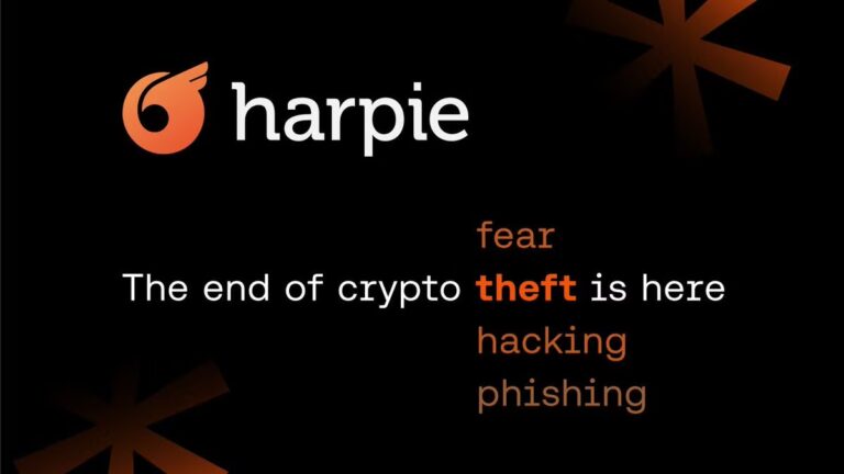 Logo officiel de Harpie, solution de sécurité Web3