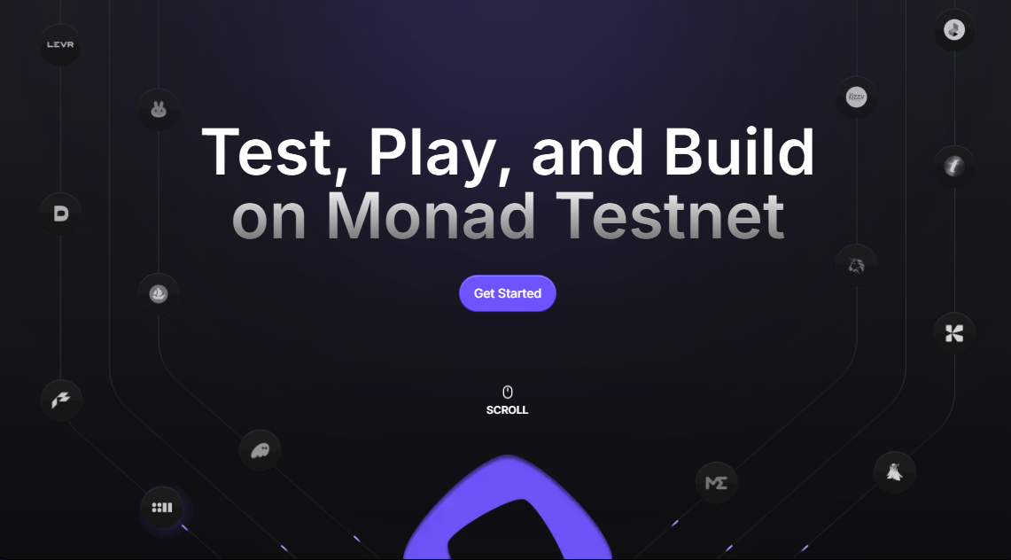 Monad Testnet logo – Promising crypto airdrop opportunity in 2025