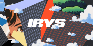 Logo officiel d'Irys, le datachain programmable pour l'IA