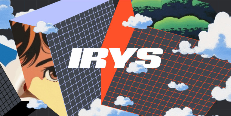 Logo officiel d'Irys, le datachain programmable pour l'IA