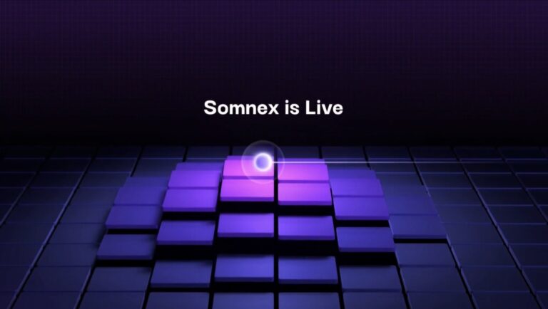 Logo de Somnex, plateforme DeFi sur le testnet de Somnia