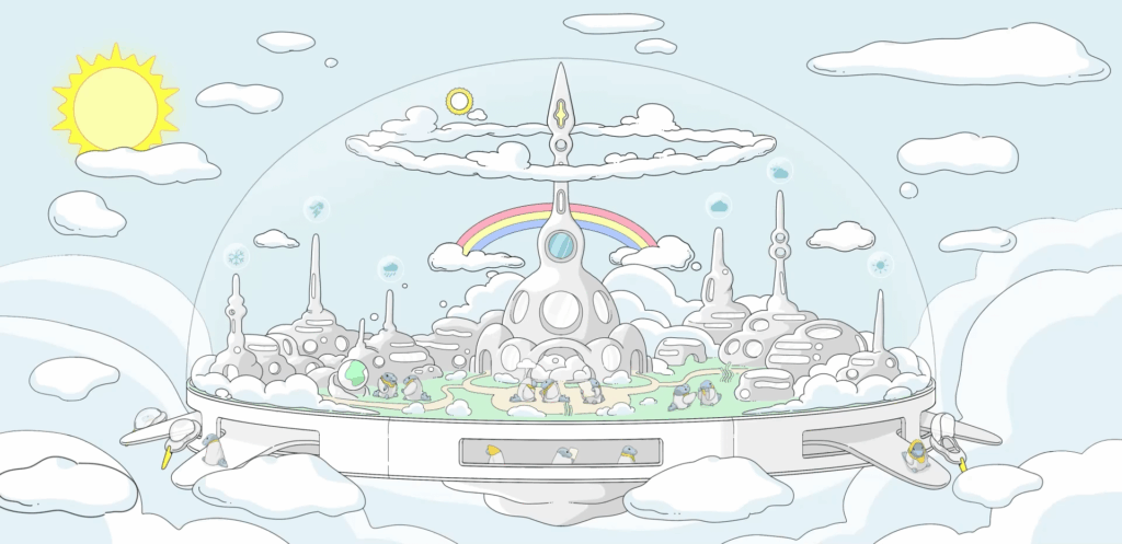 Logo Nubila AI – capteur météo décentralisé