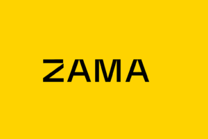 Logo de Zama FHE, confidentialité blockchain