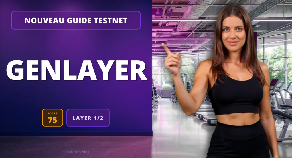Julia présente son analyse du genlayer testnet
