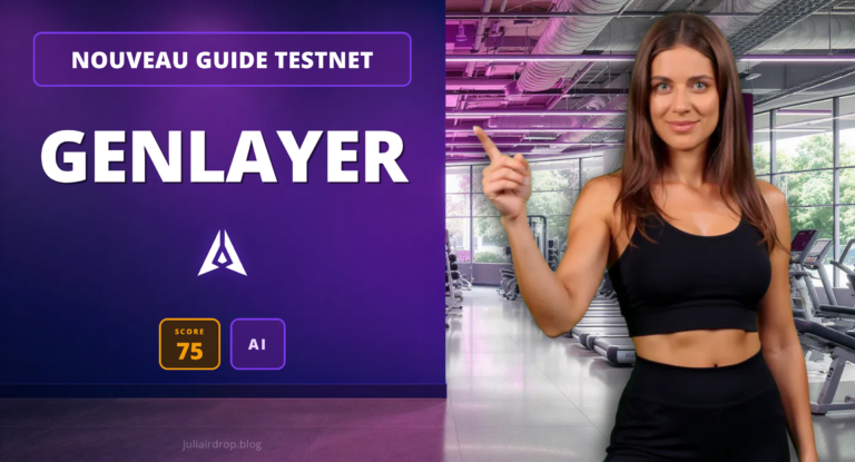 Julia présente son analyse du genlayer testnet